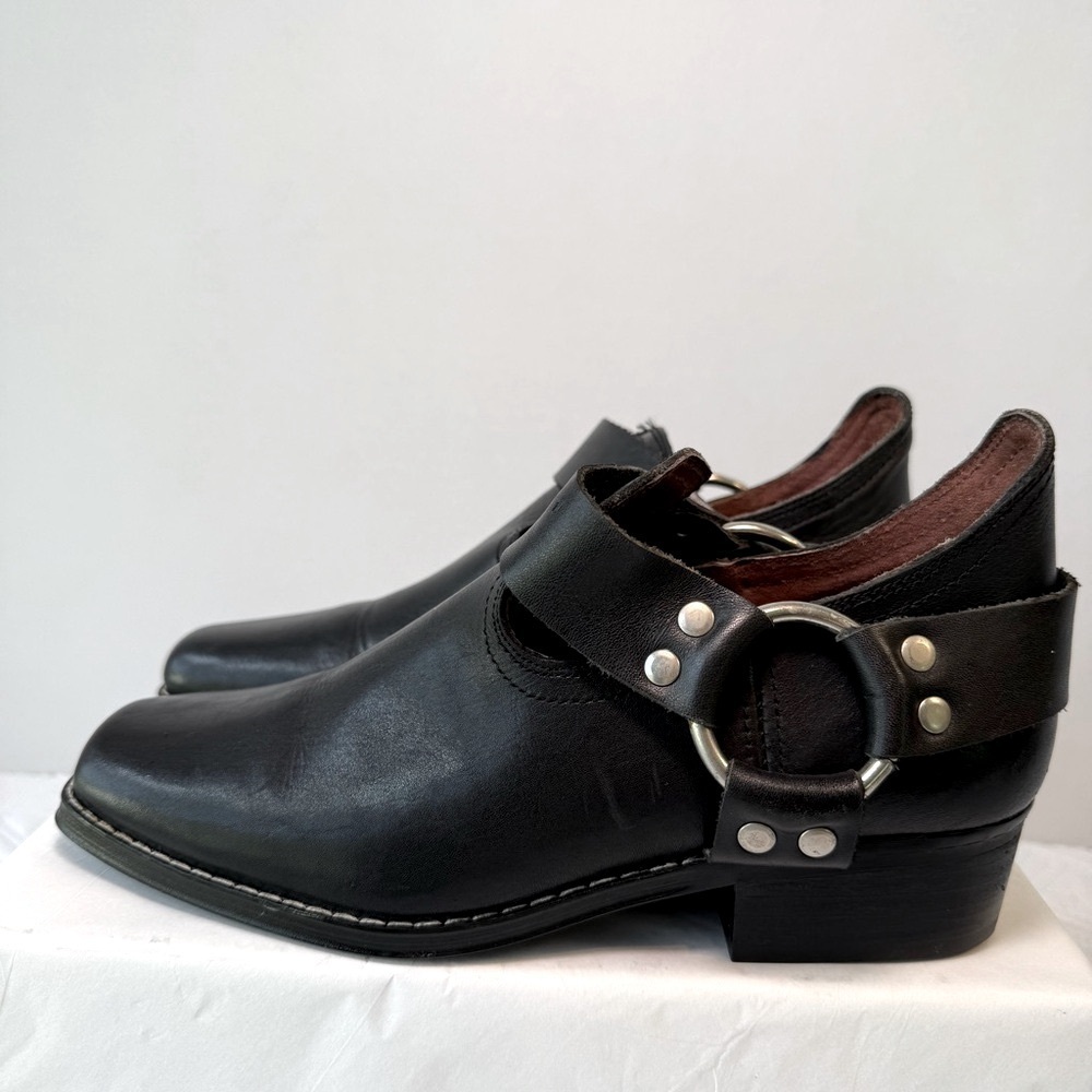 Jracker’s Moto Harness Ring Leather Shoes Size 39 Black
